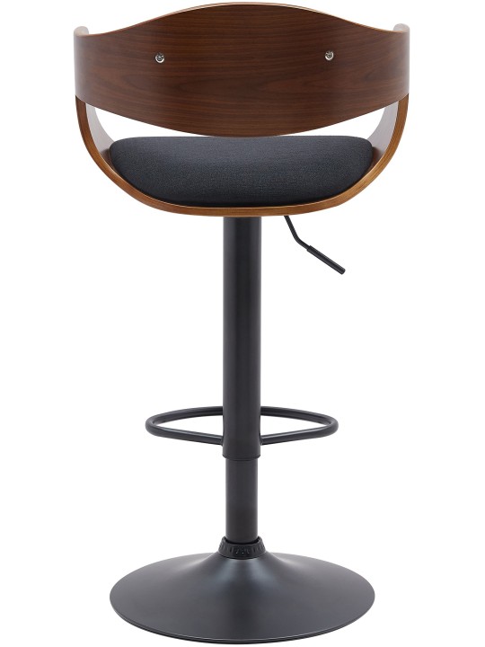 Sada 2 barových stoličiek Kingston B látka, orech/čierna