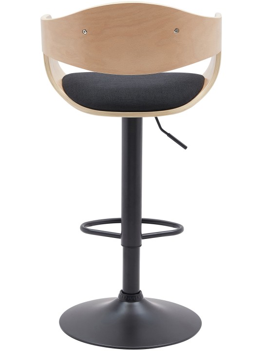 Sada 2 barových stoličiek Kingston B látka, prírodná/čierna