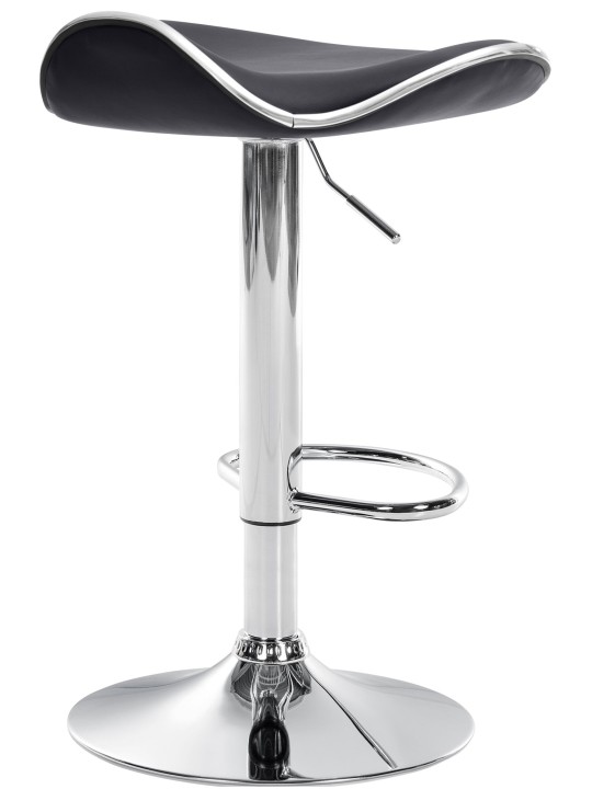 Barová stolička Shanghai imitácia kože C, čierna