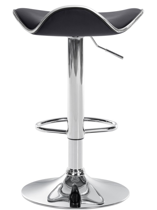 Barová stolička Shanghai imitácia kože C, čierna