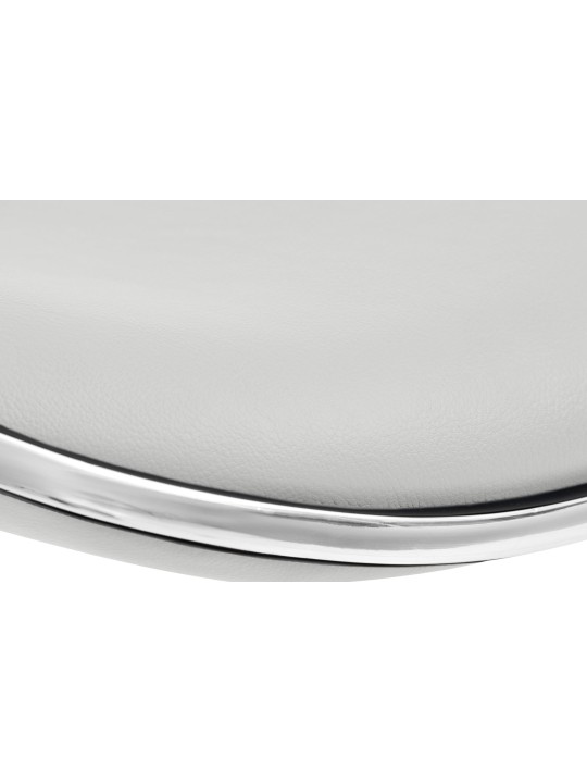 Barová stolička Shanghai imitácia kože C, biela