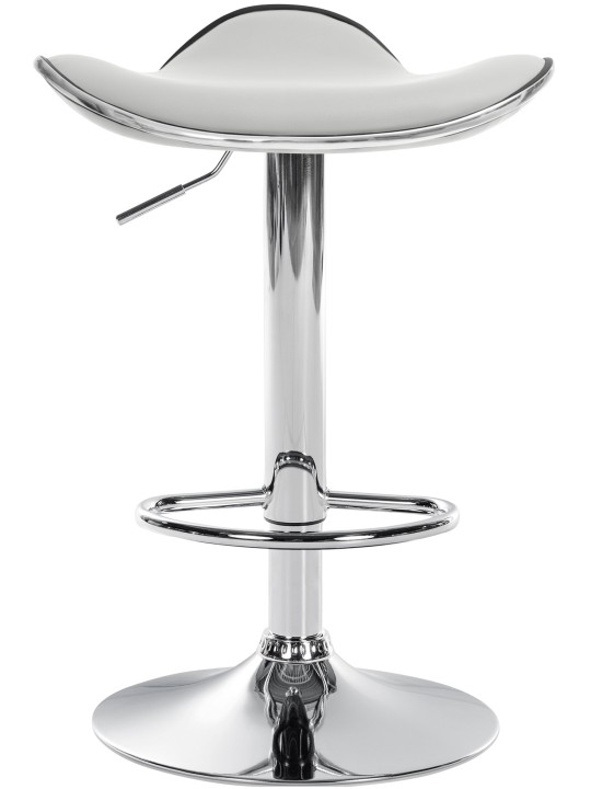 Barová stolička Shanghai imitácia kože C, biela