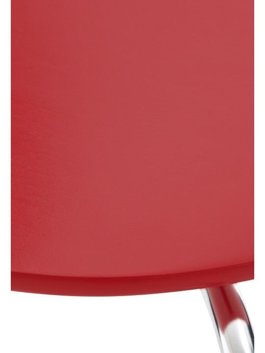 Stolička pre návštevníkov Diego, červená