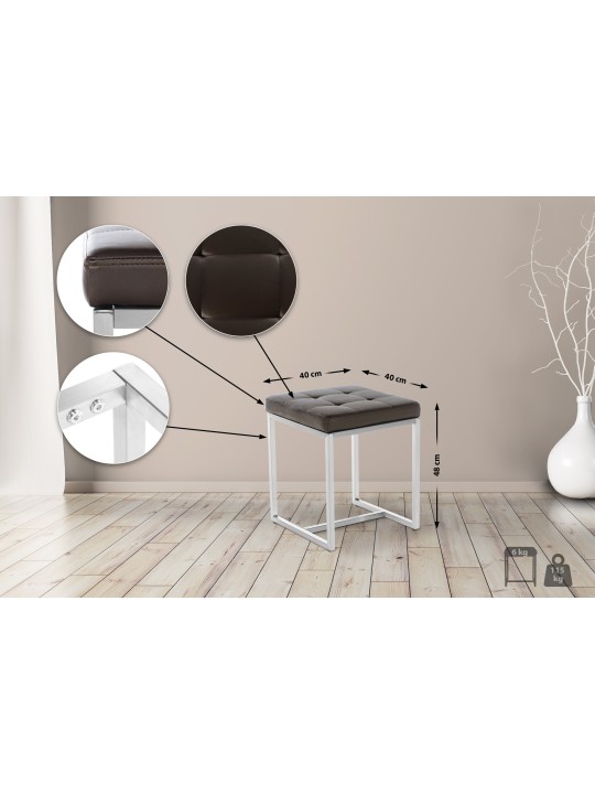 Stolička Barci, hnedá