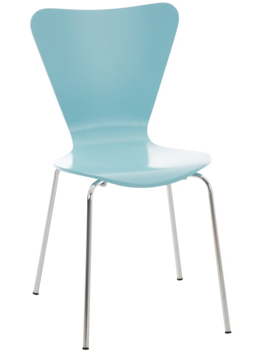 Stolička pre návštevníkov Calisto, svetlomodrá