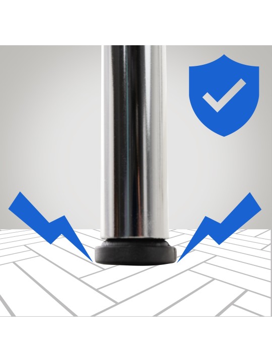 Stolička pre návštevníkov Calisto, svetlomodrá