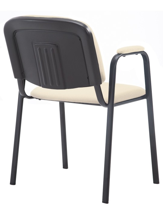 Stolička pre návštevy Ken PRO tkanina, krémová