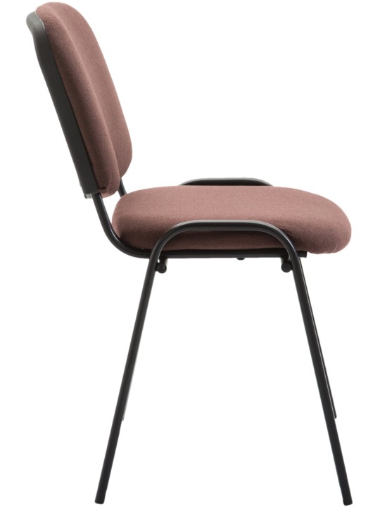 Stolička pre návštevy Ken V2 látka, hnedá
