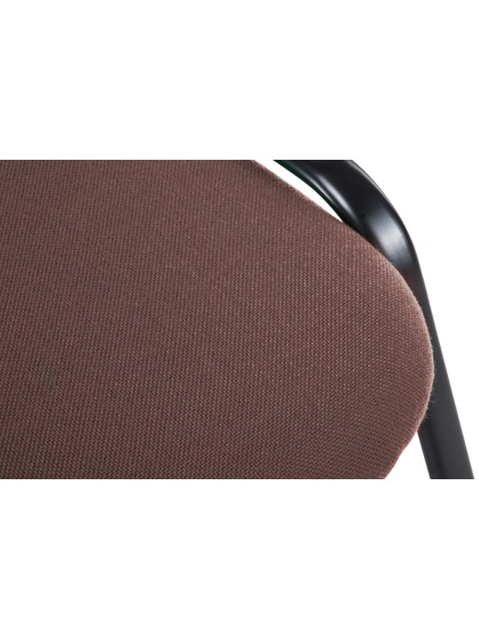 Stolička pre návštevy Ken V2 látka, hnedá