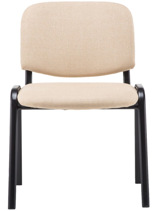 Stolička pre návštevy Ken V2 látka, krémová