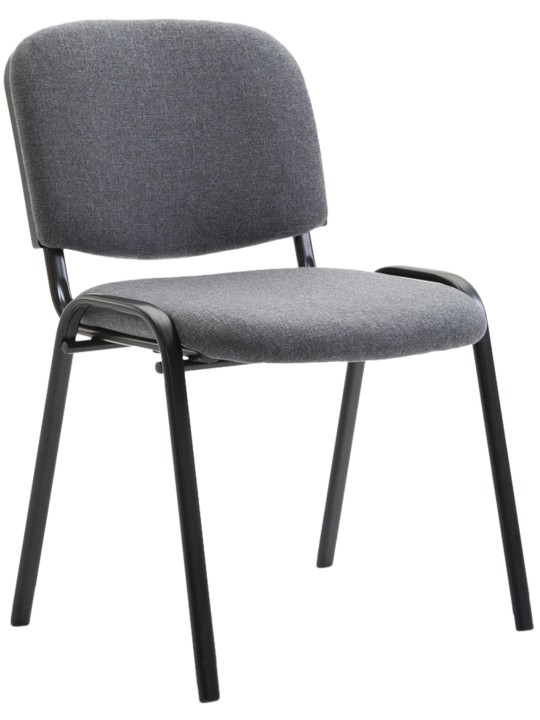 Stolička pre návštevy Ken V2 látka, sivá