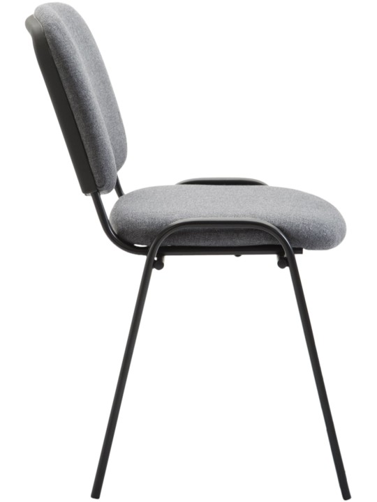 Stolička pre návštevy Ken V2 látka, sivá