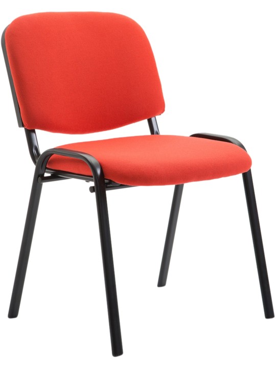 Stolička pre návštevy Ken V2 látka, červená