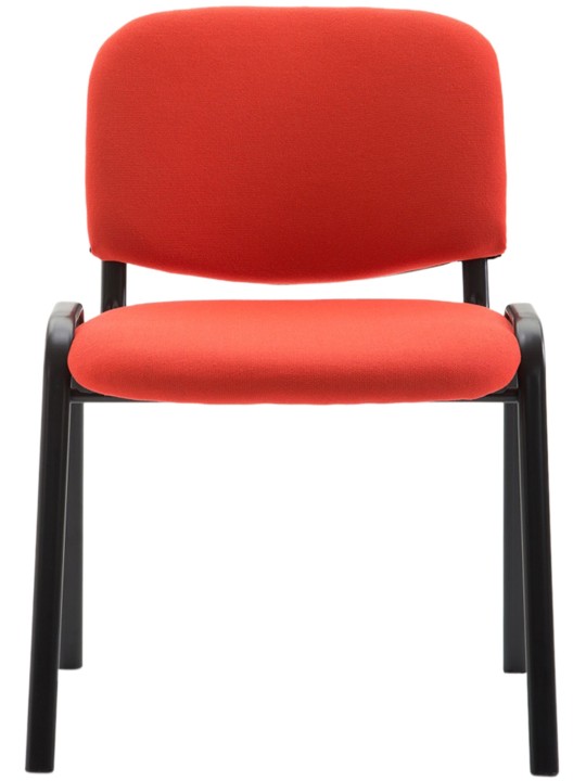 Stolička pre návštevy Ken V2 látka, červená
