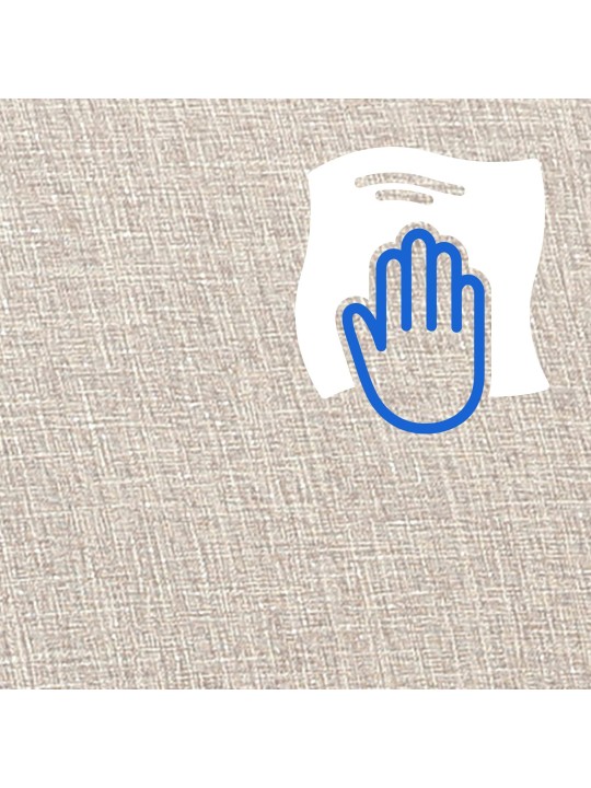 Hojdacie kreslo Morelia látka orech, krémová