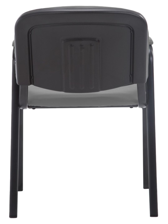 Kreslo pre návštevníkov Ken PRO umelá koža, sivá