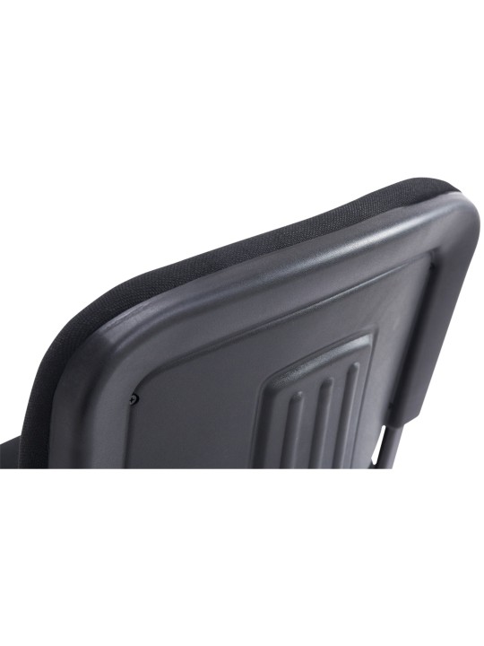 Stolička pre návštevy Ken XL látka, čierna