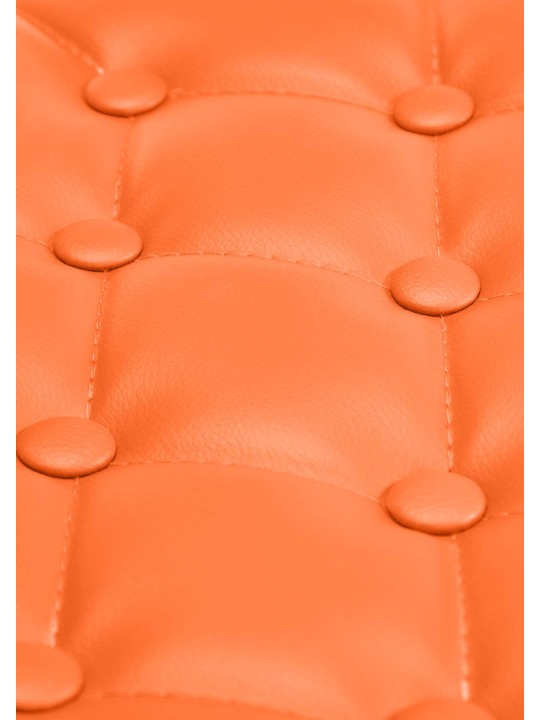 Pracovná stolička Dublin z umelej kože, oranžová