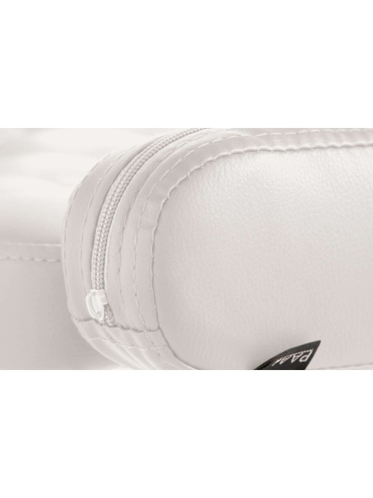 Pracovná stolička Dublin z umelej kože, biela