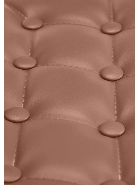 Pracovná stolička Dublin z umelej kože, koňaková