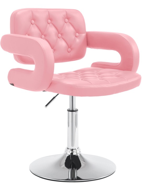 Lehátko Dublin z umelej kože, ružová