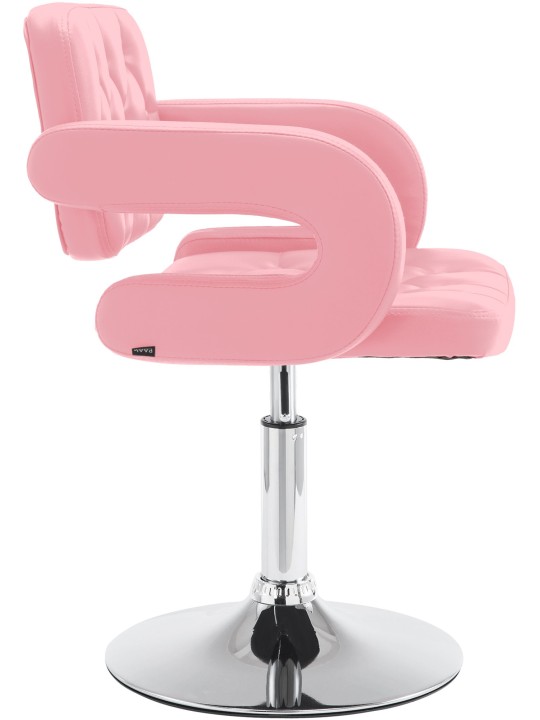 Lehátko Dublin z umelej kože, ružová