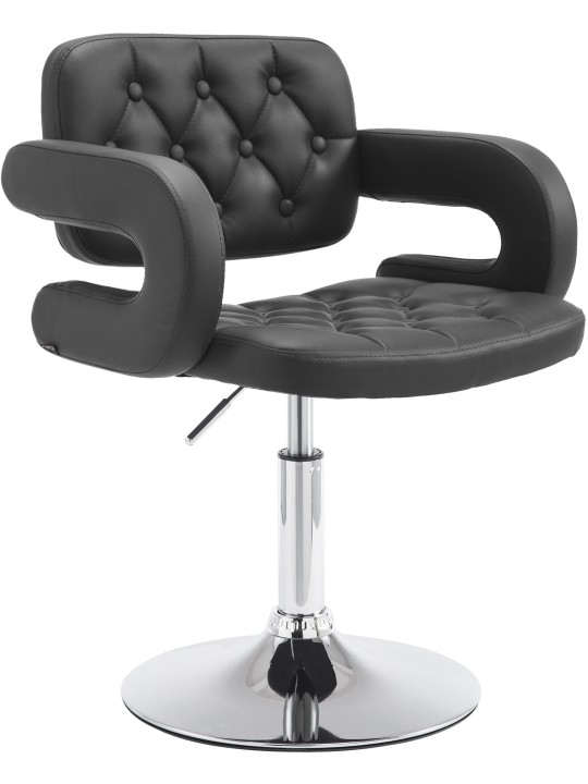 Lehátko Dublin z umelej kože, čierna