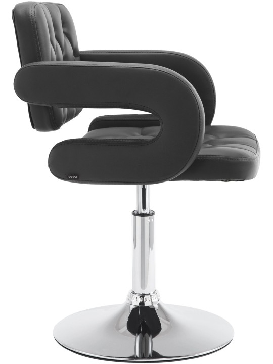 Lehátko Dublin z umelej kože, čierna