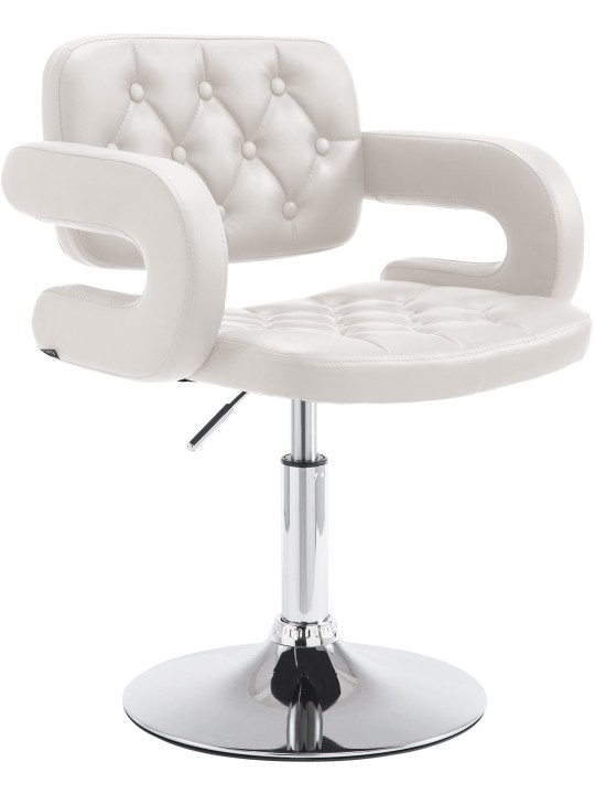 Lehátko Dublin z umelej kože, biela