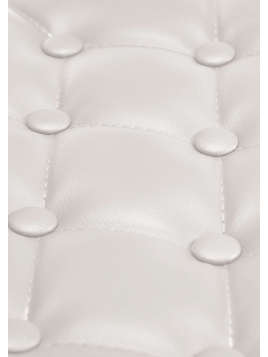 Lehátko Dublin z umelej kože, biela