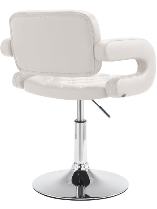 Lehátko Dublin z umelej kože, biela