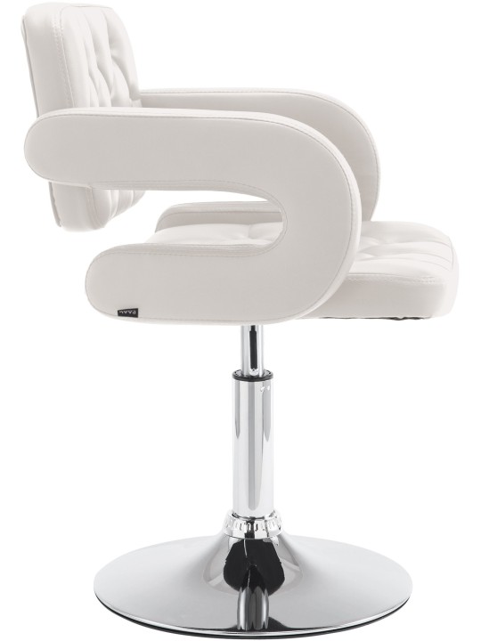 Lehátko Dublin z umelej kože, biela