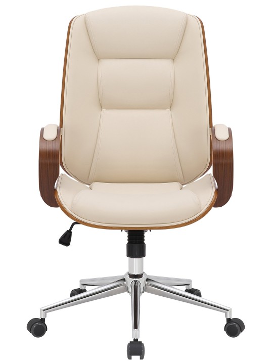 Kancelárske kreslo Yankton, orech/krémová