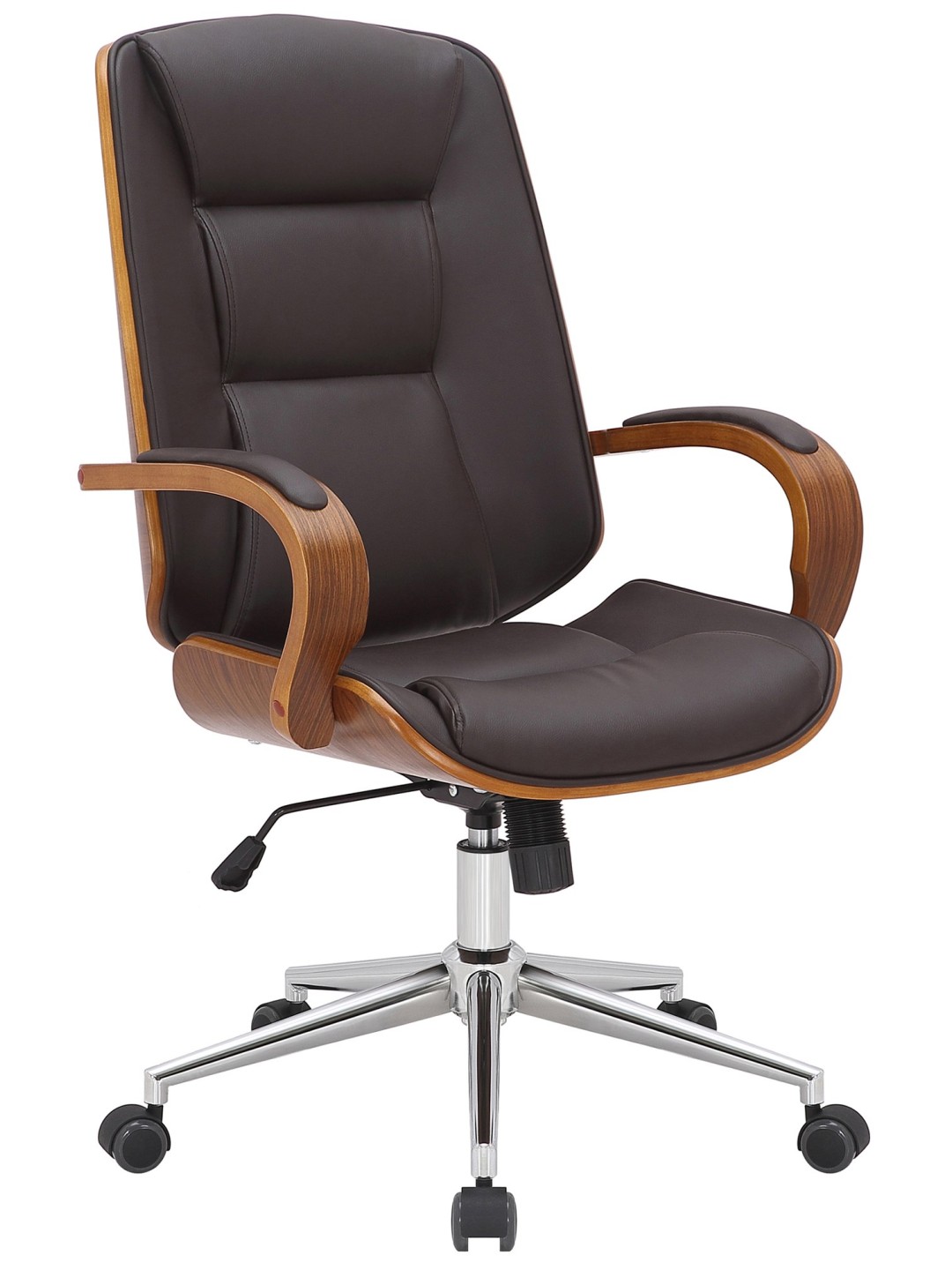 Kancelárske kreslo Yankton, orech/hnedá