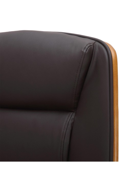 Kancelárske kreslo Yankton, orech/hnedá