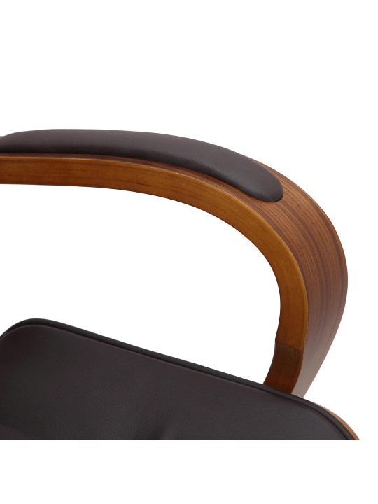 Kancelárske kreslo Yankton, orech/hnedá