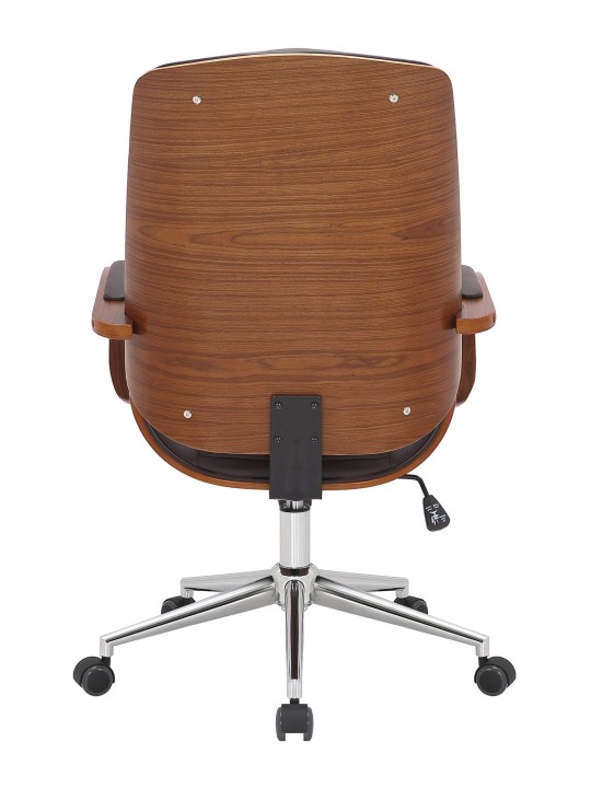 Kancelárske kreslo Yankton, orech/hnedá