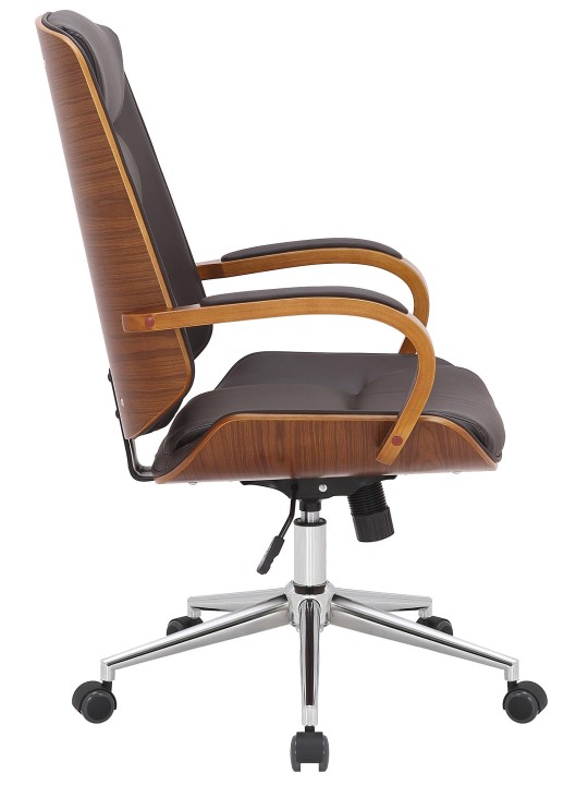 Kancelárske kreslo Yankton, orech/hnedá