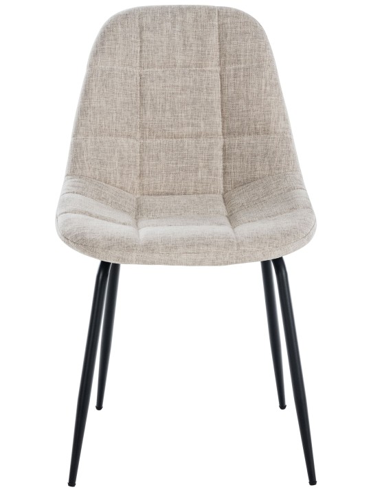 Sada 2 stoličiek Tom látka, krémová