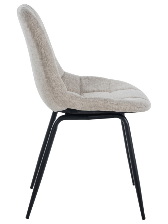 Sada 2 stoličiek Tom látka, krémová