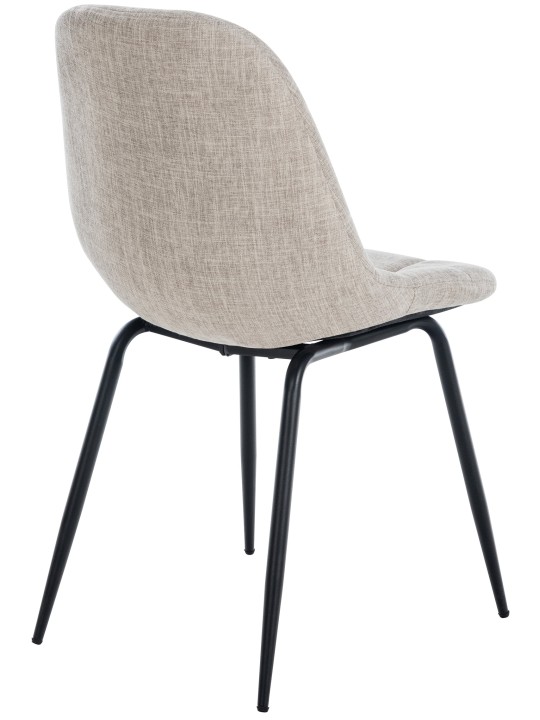 Sada 2 stoličiek Tom látka, krémová