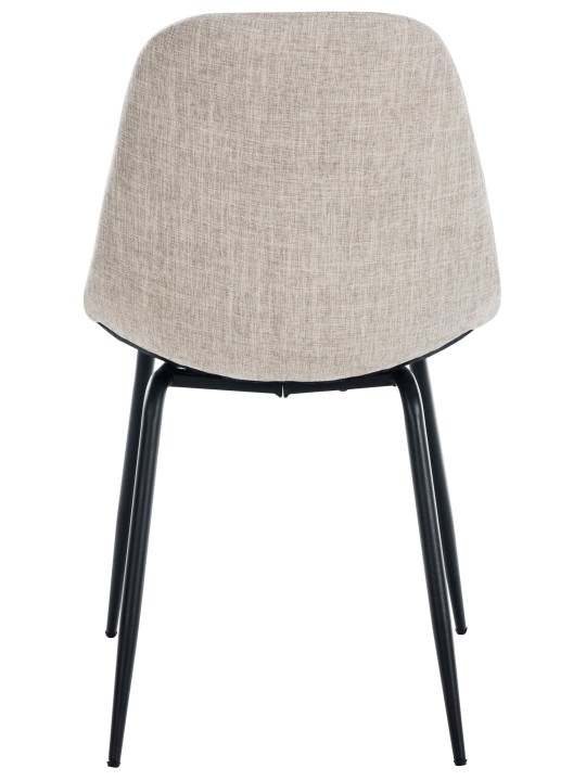 Sada 2 stoličiek Tom látka, krémová