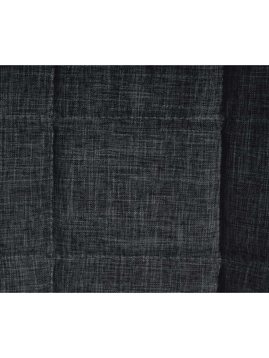 Sada 2 stoličiek Tom látka, čierna