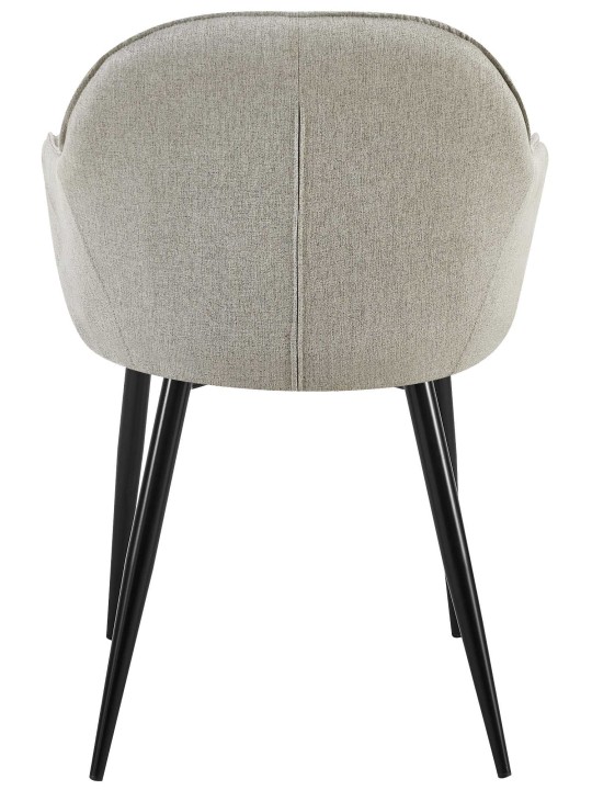 Jedálenská stolička Boise látka, sivá