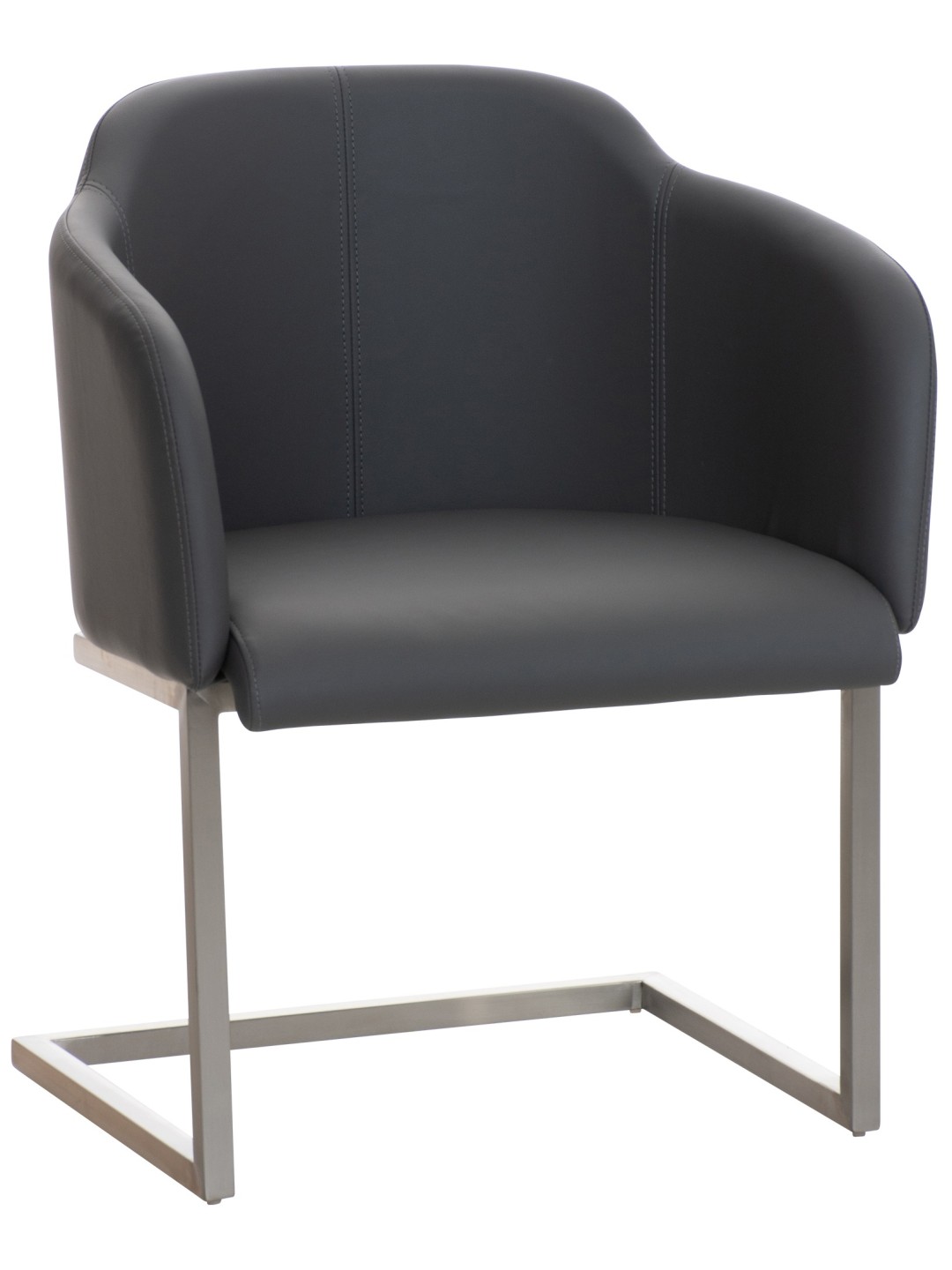 Stolička pre návštevy Magnus, sivá