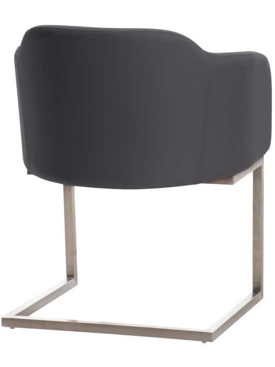 Stolička pre návštevy Magnus, sivá