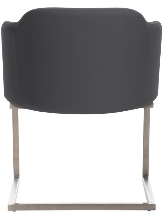 Stolička pre návštevy Magnus, sivá