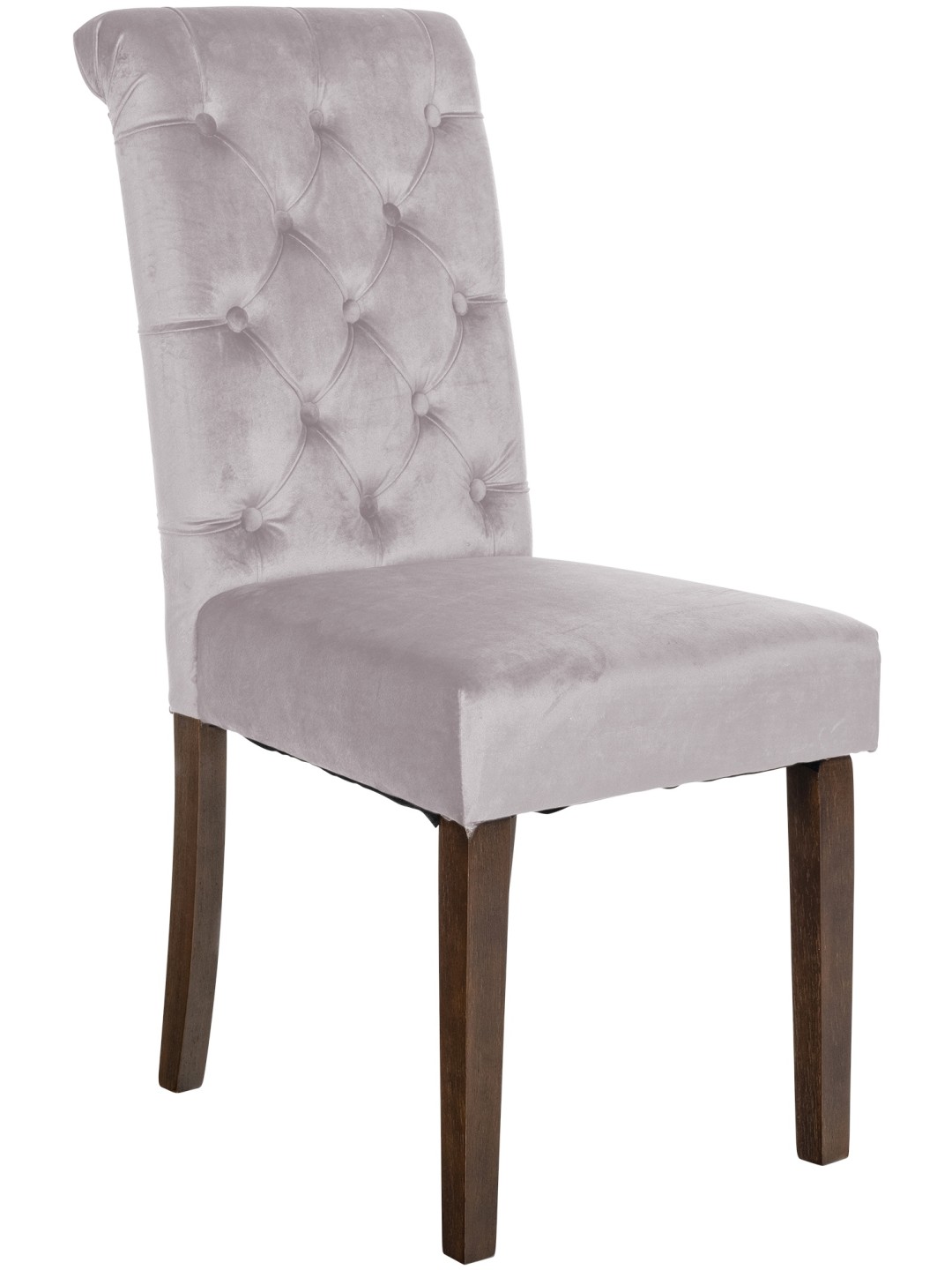 Jedálenská stolička Lisburn velvet, sivá