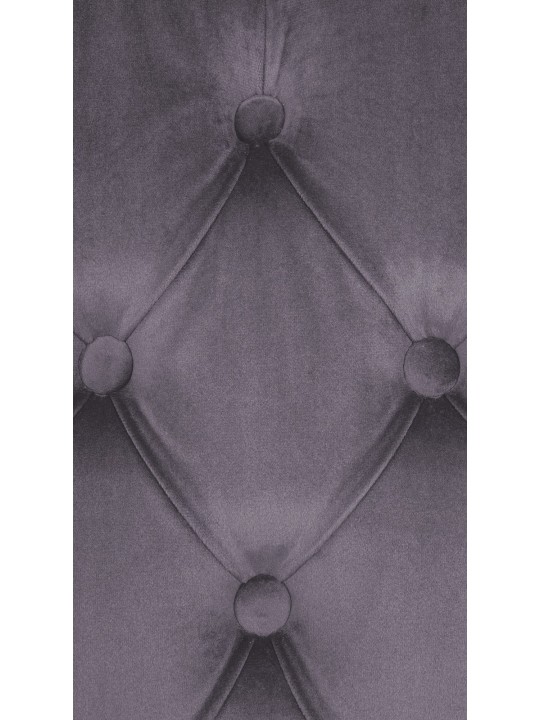 Jedálenská stolička Lisburn velvet, tmavosivá