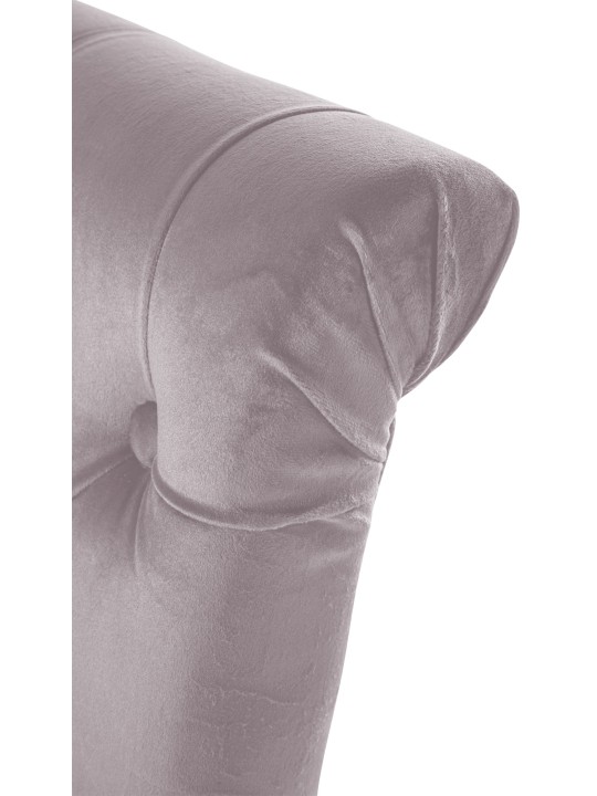 Jedálenská stolička Lisburn velvet, sivá